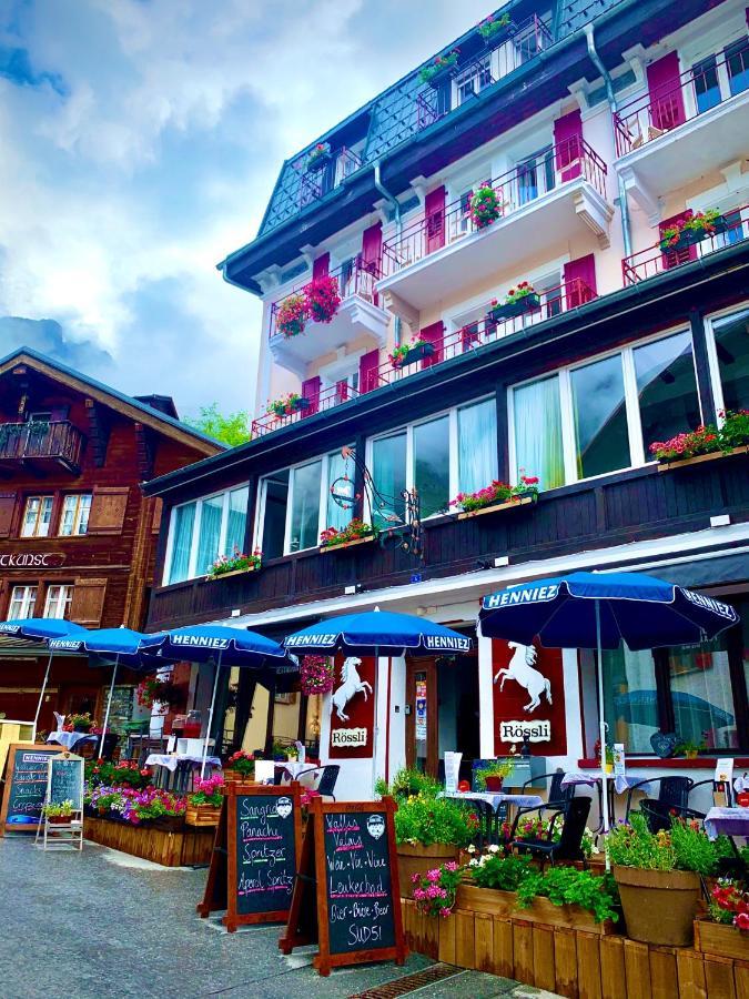 Weisses Roessli Otel Leukerbad Dış mekan fotoğraf