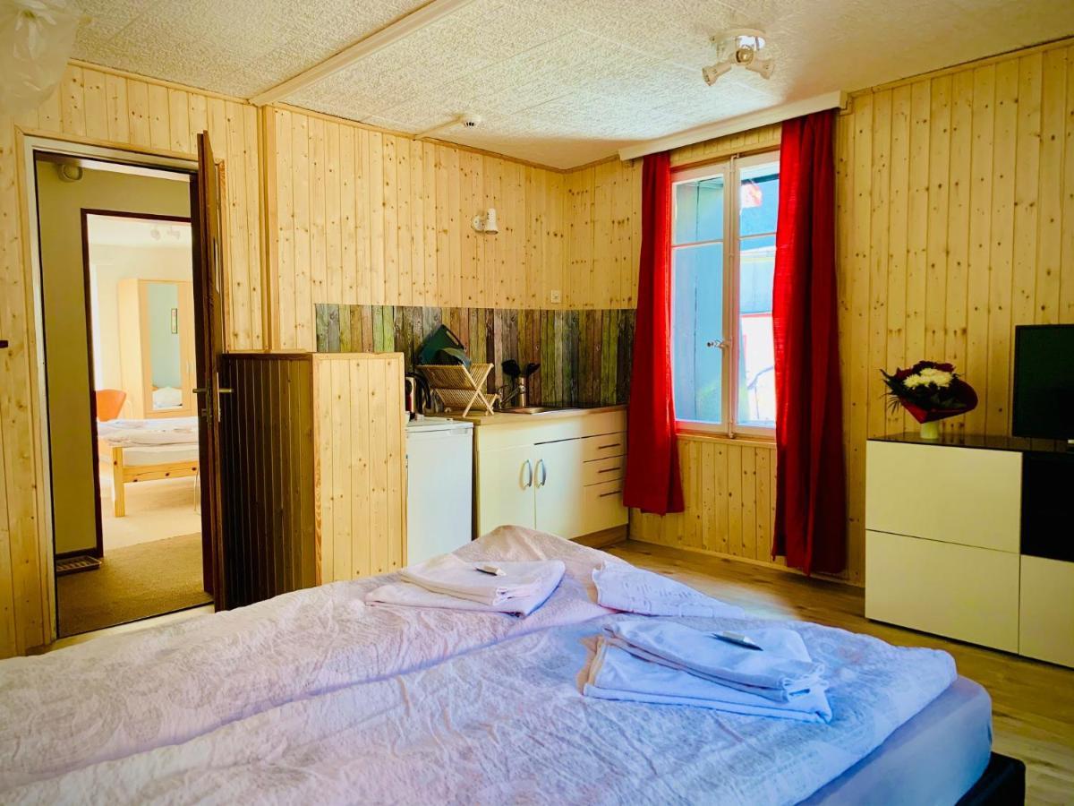 Weisses Roessli Otel Leukerbad Dış mekan fotoğraf