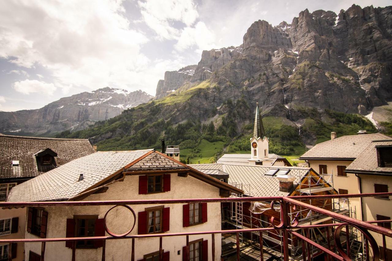 Weisses Roessli Otel Leukerbad Dış mekan fotoğraf