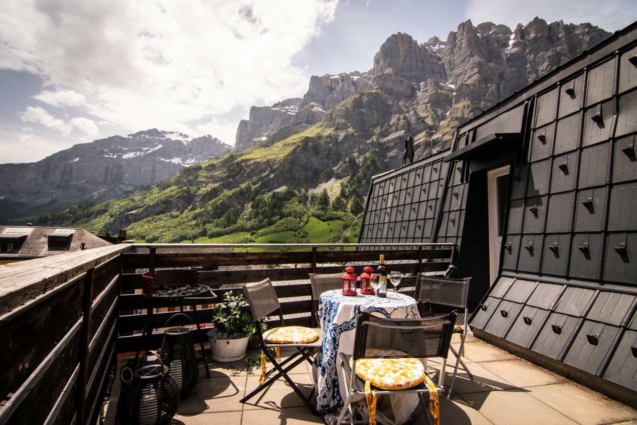 Weisses Roessli Otel Leukerbad Dış mekan fotoğraf